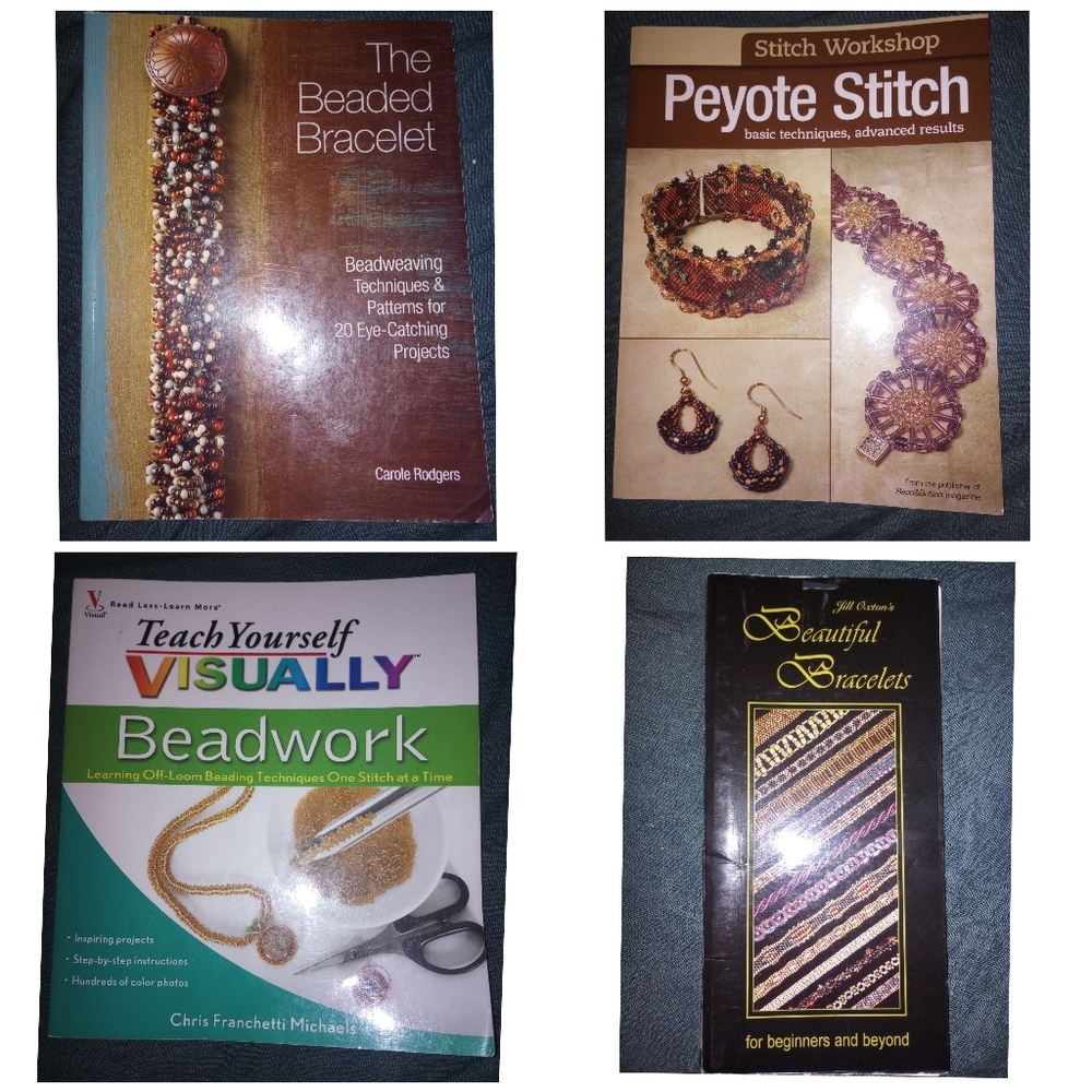 Beadwork and Jewelry Making Book Set Of 4 EUC